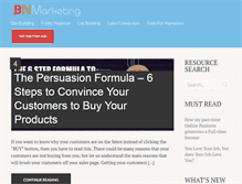 Tablet Screenshot of barenakedmarketing.com